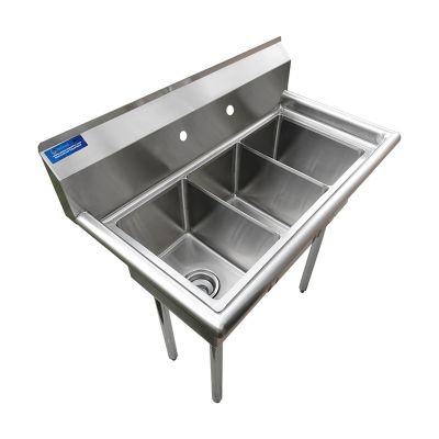 Image showing  37 in. 3 Compartment Sink No Faucet