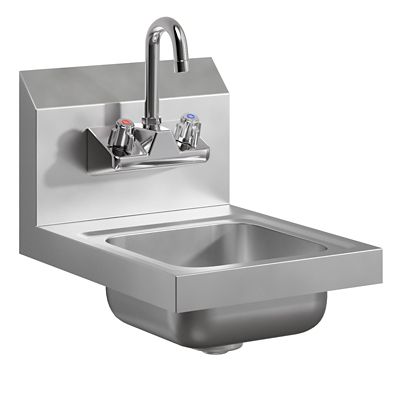 AmGood 12 in. x 16 in. Stainless Steel Hand Sink