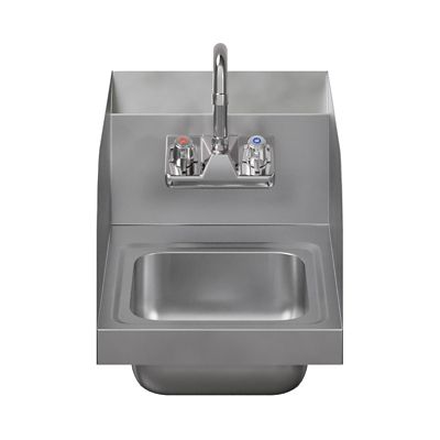 Image showing  12 in. x 16 in. Hand Sink with Side Splash