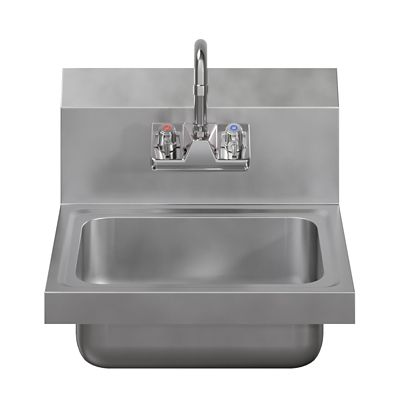 Image showing  17 in. x 15 in. Stainless Steel Hand Sink