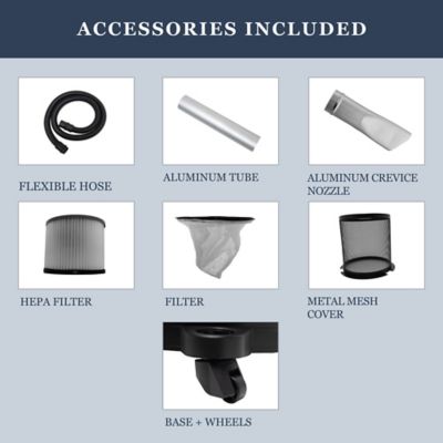 Image showing 9 th Grand Teton Collection 6.5 gal. Ash Vacuum, Black