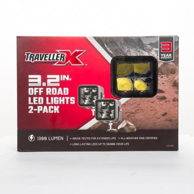 Image showing  1,300-Lumen Off Road LED Lights, 3.2 in., 2-Pack