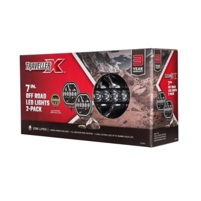 Image showing  3,200-Lumen Offroad LED Driving Lights, 7 in., 2-Pack