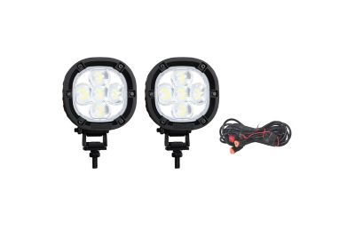 Image showing  4,500-Lumen LED Offroad Lights with Amber Halo, 4.7 in., 2-Pack