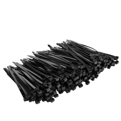 Image showing  8 in. Heavy-Duty Cable Ties, 120 lb., Black, 250-Pack