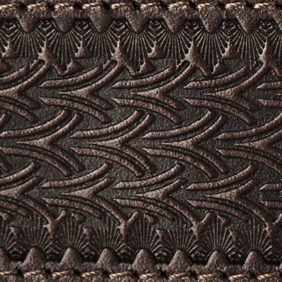 Image showing  Men's Leather Western Tab Belt, 1-1/2 in.