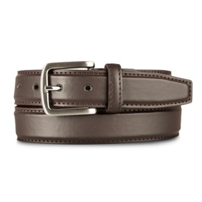 Blue Mountain Men's Leather Casual Chino Belt