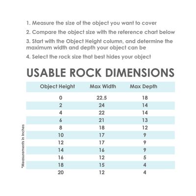 Image showing 9 th Sunnydaze Decor 21.5 in. Outdoor Lightweight Polyresin Landscape Rock Septic Cover with Stakes, Brown