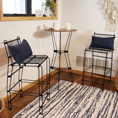 Image showing  Indoor/Outdoor Furniture Steel Wire Bar-Height Dining Chair
