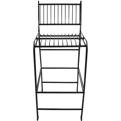 Image showing 5 th Sunnydaze Decor Indoor/Outdoor Furniture Steel Wire Bar-Height Dining Chair