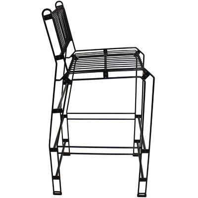 Image showing 6 th Sunnydaze Decor Indoor/Outdoor Furniture Steel Wire Bar-Height Dining Chair