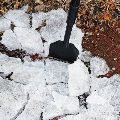 Image showing  47 in. Outdoor Steel Shock-Absorbing Ice Chopper and Scraper with Extra Thick Blade and Foam Grip