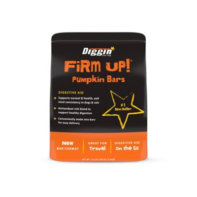 Super Snouts Firm Up Chewable Bar Supplements for Dogs, Pumpkin Flavor, 6 ct.