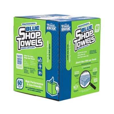 Image showing  Blue Shop Towels, 200 ct. Box