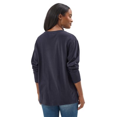 Image showing  Women's Graphic Long Sleeve Relaxed T-Shirt