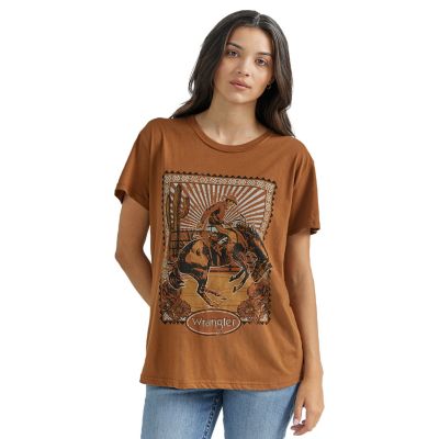 Wrangler Women's T-Shirt, Desert Buck