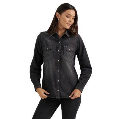 Wrangler Women's Vintage Cowboy Snap Shirt