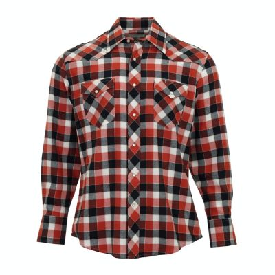 Wrangler Men's Wrancher Flannel Long-Sleeve Shirt