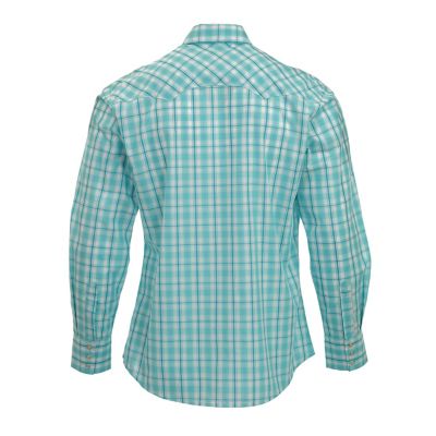 Image showing  Men's Wrancher Plaid Long-Sleeve Button-Down Shirt, 112358516