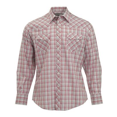 Wrangler Men's Wrancher Plaid Long-Sleeve Button-Down Shirt, 112358516