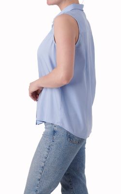 Image showing  Women's Hi-Vis Lyocell Sleeveless Button-Down Shirt