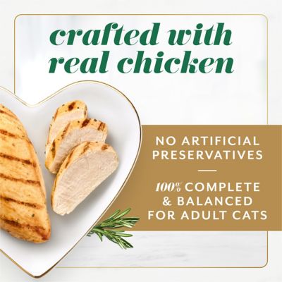 Image showing  Gems All Life Stages Mousse Pate with Chicken and Halo of Savory Gravy Wet Cat Food, 2.47 oz., Pack of 2