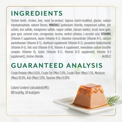 Image showing  Gems All Life Stages Mousse Pate with Chicken and Halo of Savory Gravy Wet Cat Food, 2.47 oz., Pack of 2