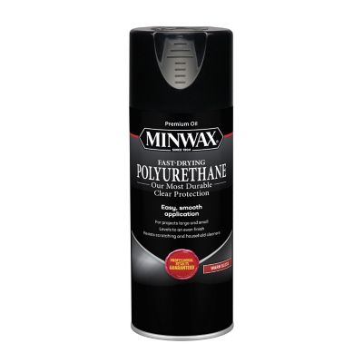 Minwax Fast-Drying Polyurethane, Warm Gloss, Clear, 11.5 oz