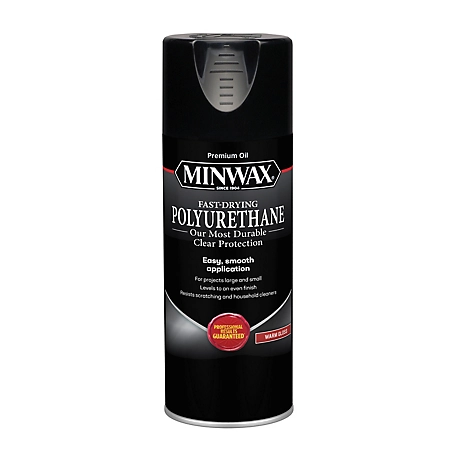 Minwax Fast-Drying Polyurethane, Warm Gloss, Clear, 11.5 oz