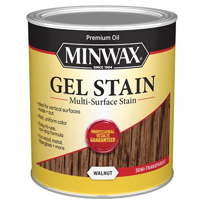 Image showing 7 th Minwax 1 qt. Walnut Gel Stain