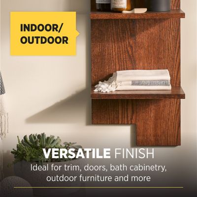 Image showing  1 qt. Clear Indoor/Outdoor Helmsman Spar Urethane, Gloss