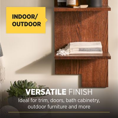 Image showing  1 qt. Clear Indoor/Outdoor Helmsman Spar Urethane, Semi-Gloss