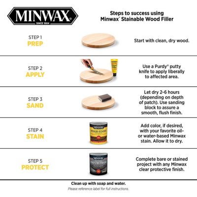 Image showing  6 oz. Stainable Wood Filler