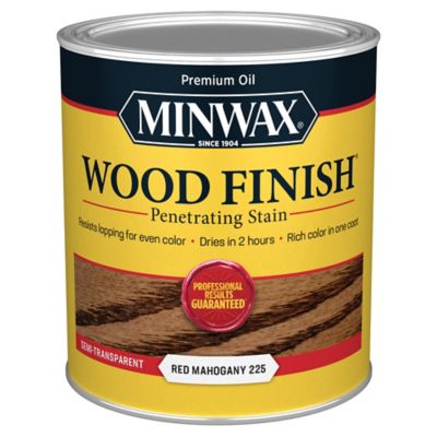 Image showing 5 th Minwax 1 qt. Red Mahogany Wood Finish