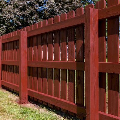 Image showing  5 gal. Red Barn and Fence Latex Exterior Paint, Flat