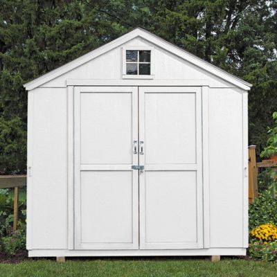 Image showing  5 gal. White Barn and Fence Latex Exterior Paint, Flat