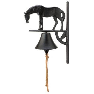 Image showing  Cast Iron Horse Dinner Bell Wall Decor