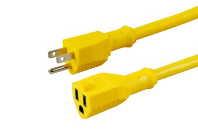 Image showing  20 ft. Indoor/Outdoor 12-Gauge Pro-Power Extension Cord, Yellow