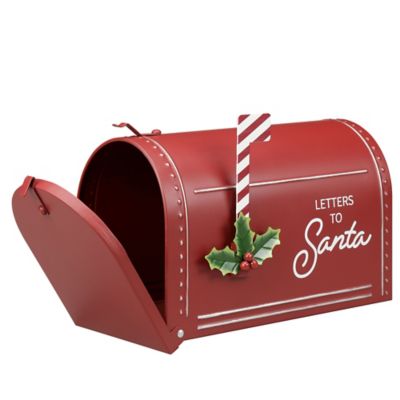 Red Shed Letters to Santa Christmas Mailbox Decor