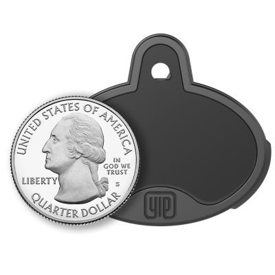 Image showing  Pet Tag and Tracker, Oval, Works with Samsung Galaxy Phones