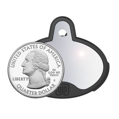 Image showing  Pet Tag and Tracker, Oval, Works with Samsung Galaxy Phones