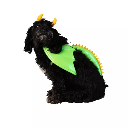 Dog Costume with Dragon Retriever Wings and Horns Dog Costumes