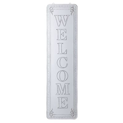 Red Shed Metal Welcome Porch Sign