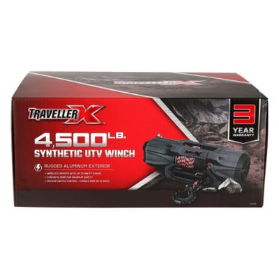 Image showing  4,500 lb. Synthetic Rope Winch