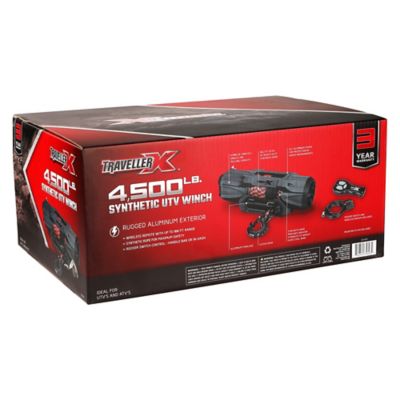 Image showing  4,500 lb. Synthetic Rope Winch