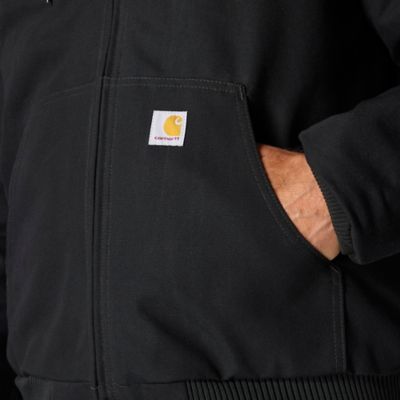 Image showing 6 th Carhartt Men's J140 Loose Fit Firm Duck Flannel-Lined Insulated Active Jacket