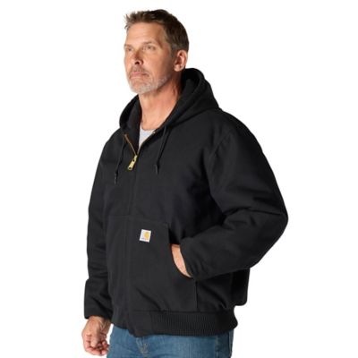 Image showing 1 th Carhartt Men's J140 Loose Fit Firm Duck Flannel-Lined Insulated Active Jacket