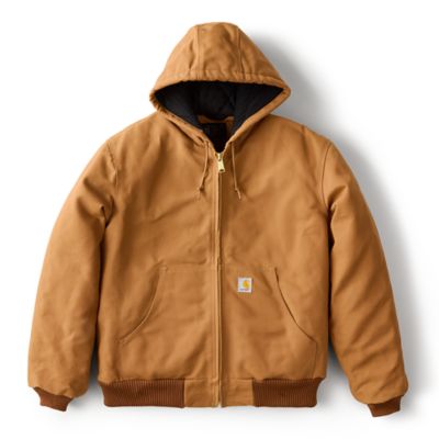 Image showing 0 th Carhartt Men's J140 Loose Fit Firm Duck Flannel-Lined Insulated Active Jacket