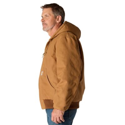 Image showing 1 th Carhartt Men's J140 Loose Fit Firm Duck Flannel-Lined Insulated Active Jacket