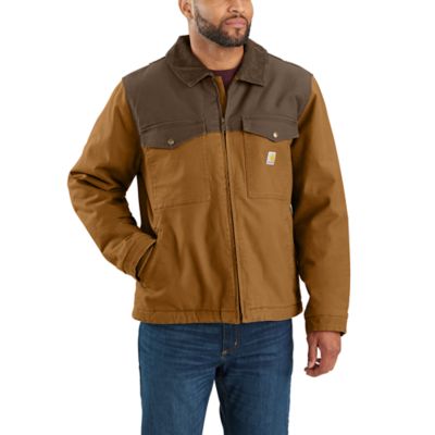Image showing  Men's Montana Rugged Flex Relaxed Fit Duck Insulated Jacket